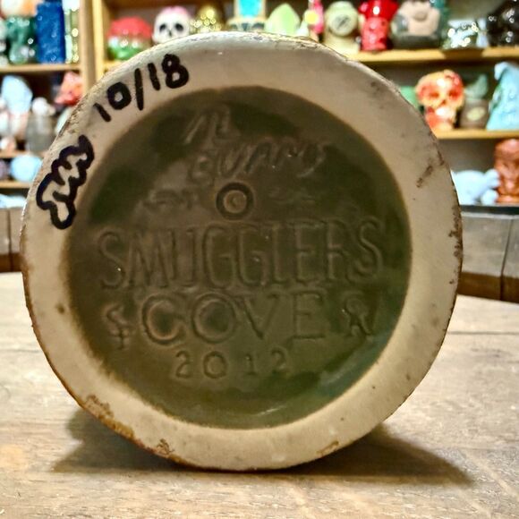 Smuggler's Cove Kuhiko Tiki Mug Special Gold Glaze #10/18 Crazy Al Tiki Farm Ltd - Picture 7 of 7